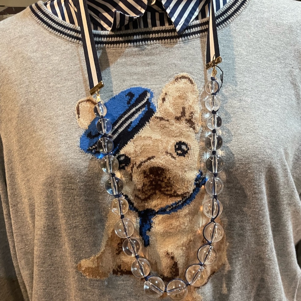 Talbots Gray and Blue dress shirt